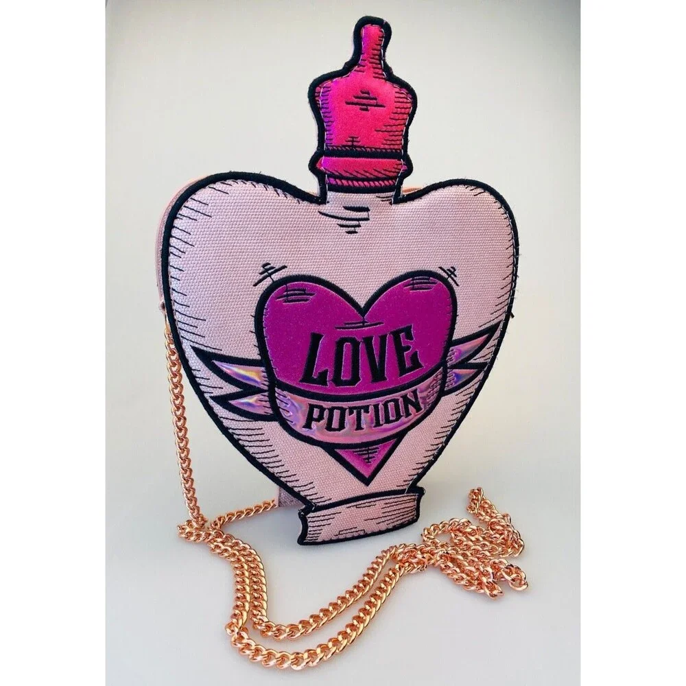HTF Harry Potter Amortentia Love Potion Danielle Nicole Pink Crossbody Purse Bag